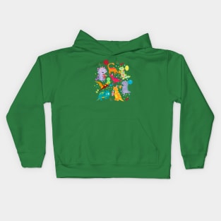 Dinosaur Party Kids Hoodie